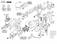 Bosch 0 601 168 542 GBM 10-2 RE Drill 240 V / GB Spare Parts GBM10-2RE